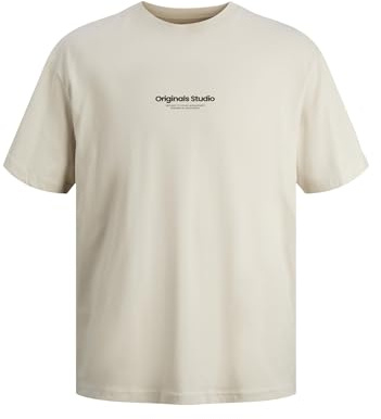 Jack & Jones Boys Jorvesterbro Tee Crew Neck Noos Jnr T-Shirt, Beige, 164 UK