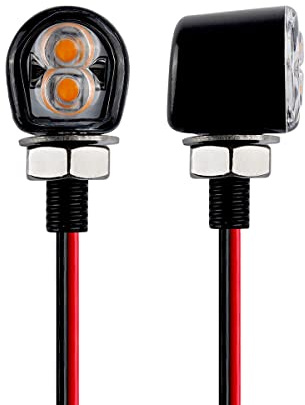 mini led turn signals motorcycle blinkers dirt bike Rear front turn signals universal bullet signal lights suitable for honda harley suziki motorcycles (TURN02)