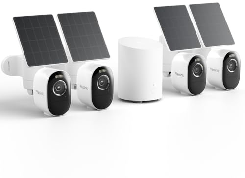 Reolink Kit 5MP Telecamera Wi-Fi Esterno Senza Fili con Pannello Solare