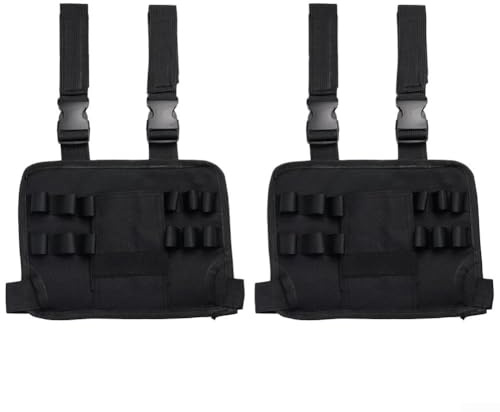 Fondina compatta per utensili elettrici con 8 anelli di collegamento e porta punte integrato per un accesso rapido