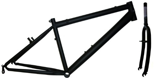26 Saracen Matt Black Bike Frame 16 With Threaded Forks