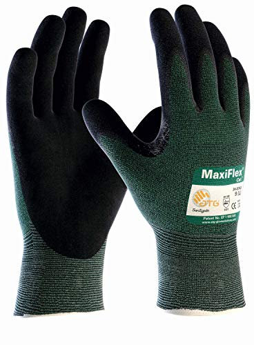 ATG Schnittschutzhandschuhe MaxiFlex Cut 34-8743HCT Gr.8 grün/schwarz