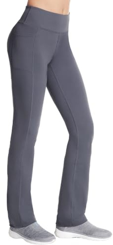 Skechers Leggings de Cintura Alta para Mujer Go Walk Joy, Antracita, S