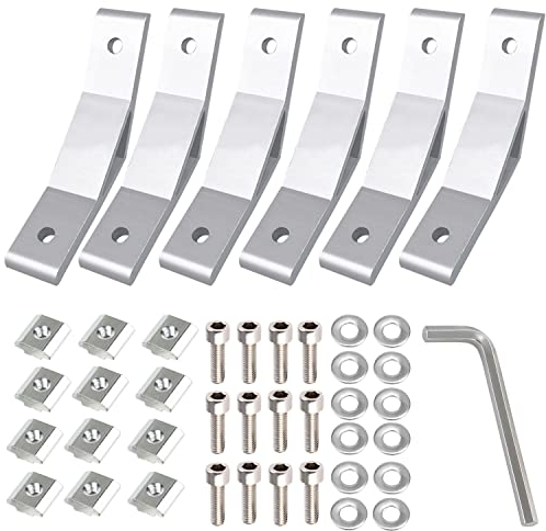 Befestigungsmaterial winkel 135 grad 30x30 Winkelverbinder Aluprofil Verbinder Aluminium Profil Winkel Verbinder für Strebenprofil, 3D-Drucker, CNC-Router, DIY-Projekte 6Stk(3030 135 Grad)