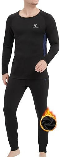 Set di biancheria intima termica da uomo, biancheria intima da sci, da uomo, traspirante e termica, biancheria intima da sci, da uomo, biancheria intima funzionale da uomo, per uomini in inverno e
