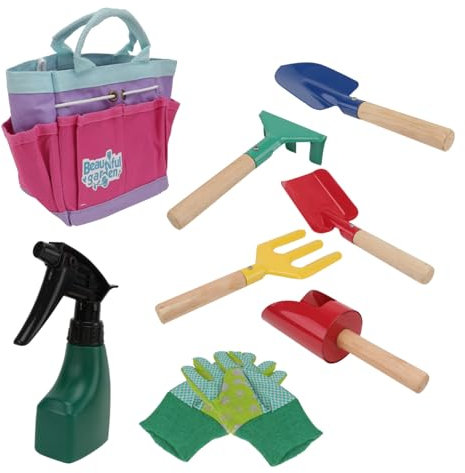 PHENOFICE 1 Satz Pflanzwerkzeuge für Kinder Strandwerkzeug für Kinder Gartenschaufel für Kinder gartengeräte Kinder gartengeräte für Kinder Rechen Kelle für Kinder Kinder, die Harke Pflanzen