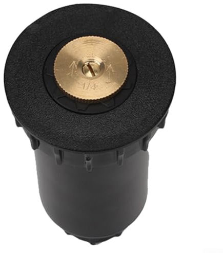 Oniissy Irrigatore automatico a 90/180/360° con ugello pop-up, irrigatore per prato sotterraneo, ugello rotante interrato con ugello telescopico automatico per irrigazione da giardino (90 gradi)