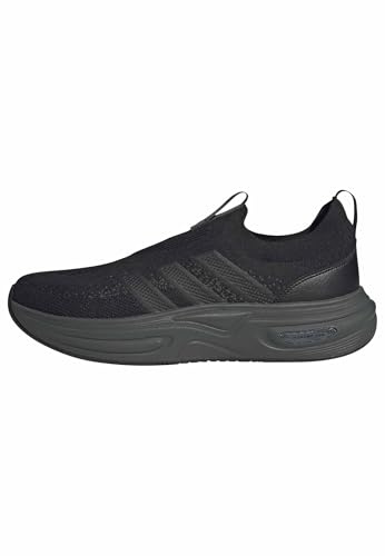 adidas Men's Cloudfoam Cuxxion - Sock, Black/Carbon/Grey, 11.5