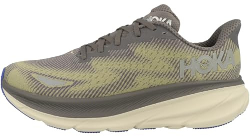 Hoka Clifton 9 GTX para hombre, Grava/cáscara de huevo, 10