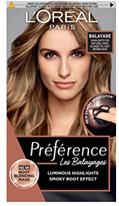 Preference Les Balayage Shade 3: Expert highlights for natural dark blonde hair. Create beautiful, luminous balayage effects with ease, achieving professional-looking, radiant highlights.