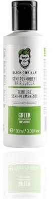 Slick Gorilla Semi Permanent Green Hair Dye for Men 3.38 fl oz | Vegan Hair Color | Cruelty Free Beard and Hair Dye | Conditioning and Nourishing Formula | Lasts 5 6 Washes | Temporary Hair Color