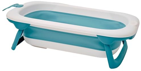 THERMOBABY - Baignoire pliable Bébé BALNEA : Ultra compacte - Design et tendance - Rangement Pratique - Encombrement minimal - Facile d'utilisation