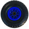 NG NICCOLAI Ruota Pneumatica per Carrelli da Trasporto, 3 varianti Disponibili: plastica rosso, blu e metallo zincato (RUOTA CON CERCHIONE PLASTICA BLU)