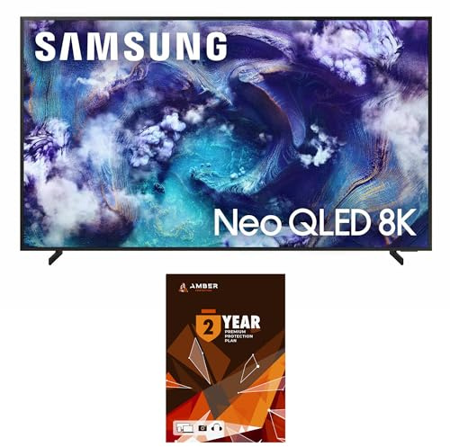 SAMSUNG QN65QN900FFXZA 65 Inch Neo Quantum HDR 8K Pro QLED Smart TV with 2 Year Amber Protection Plan (2025)
