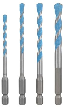 EXPERT HEX-9 Multi Construction Drill Bit 5pc set 4/5/6/6/8mm