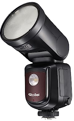 ROLLEI HS Freeze Portable PRO - Aufsteckblitz für Sony I Blitzgerät I Kamera I Blitzschuh I Hot-Shoe-Anschluss I 9 Stufen