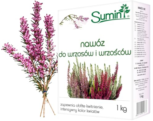 Dünger für Heidekraut und Erika 1kg - Granulatdünger - Pflanzendünger - Düngemittel - intensive Farbe - Dünger - wichtige Nährstoffe