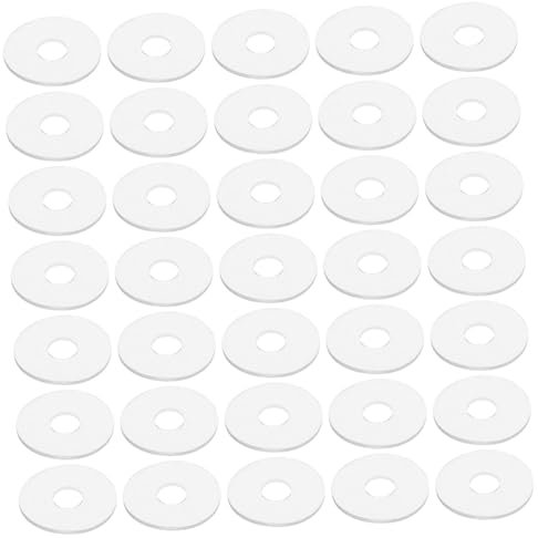 Cabilock 50 Pezzi Guarnizioni in Vinile Trasparente Rondelle Di Fissaggio Per Viti Maniglie Porte Doccia Riparazione Fai Da Te Anelli Di Tenuta Anti-allentamento Per Doccia Accessorio Casa