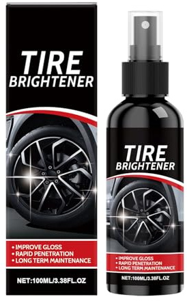 Spray lucido per pneumatici, 100 ml, per la cura dei pneumatici, per un nuovo aspetto con brillante di lunga durata, per camion,