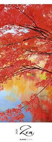 Zen 2020 - Streifenkalender XXL (25 x 69) - Natur - Wandkalender - Harmonie - Gleichgewicht - Bildkalender - Wandkalender
