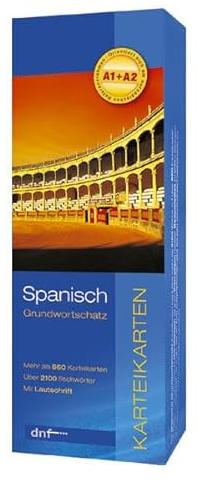 Grundwortschatz Spanisch, Karteikarten: Karteikarten Wortschatz