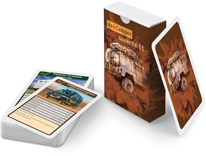 Das 4x4 Camper Quartett: 32 Karten voll Spielespaß für Offroad-Begeisterte