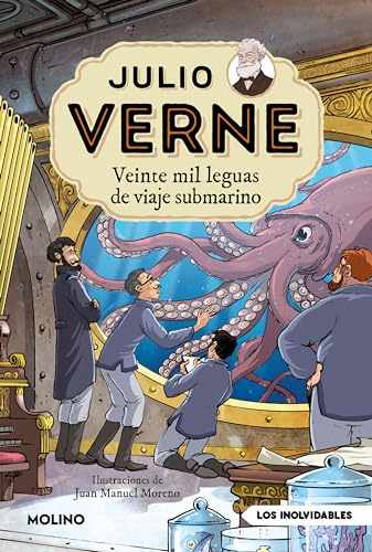 Julio Verne - Veinte mil leguas de viaje submarino (edición actualizada, ilustrada y adaptada) (Inolvidables)