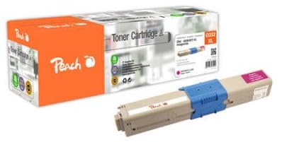 Peach Toner Oki C332XL 46508710 Magenta remanufactured