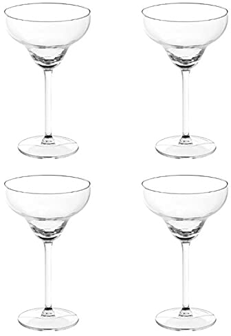 Paris Prix Secret de Gourmet - Lot de 4 Verres à Cocktails Margarita 30cl Transparent