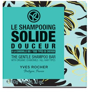 Yves Rocher GREEN HEROES Festes Shampoo Mild & Sanft | zartes Shampoo für gesunde und geschmeidige Haare | Haarseife für mehr Glanz in den Haaren