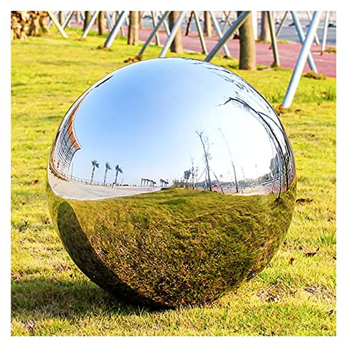 LXLIGHTS RT-OSXE Boules Réfléchissantes pour Jardin, Boule Creuse Transparente Polie Miroir De 1mm D'épaisseur pour La Réflexion Belle Vue Décorations De Noël, Globe Flottant D'étang, 20 Tailles