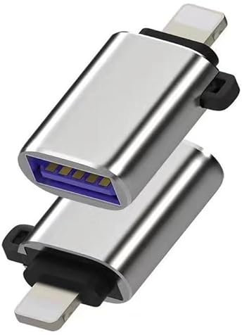 Microconnect MC-LIGHTUSB3 cable gender changer Lightning USB A Argento