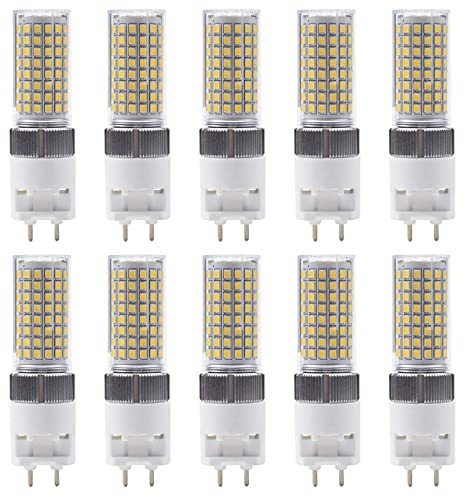 TPMAFF LED G12 Birnen, G12 Bi-Pin Basis Maisbirnen,12 Watt 1500LM,16 Watt 1600LM,20 Watt 2000LM,3000K 4000K 6000K Nicht dimmbar AC 100V~277V(10er Pack)