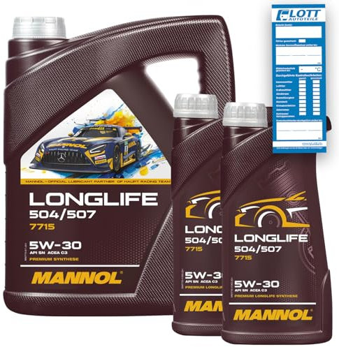 MANNOL 7L MN7715 LL 5W-30 Longlife Motoröl Motorenöl