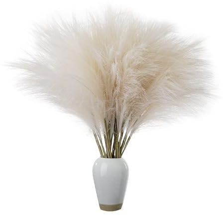 della pampa artificiale, decorazione per tavolino da caffè, fiori finti, fiori finti alti in stile bohémien, finta di pampa, per riempire vasi, fattoria, casa, decorazione per matrimoni