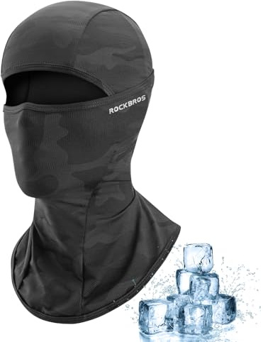 ROCKBROS Ski Mask Balaclava Cooling Face Mask UV Breathable Face Cover