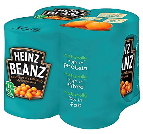 HEINZ Baked Beanz in Tomato sauce 4x 415g (1650g) - Heinz Original baked beans