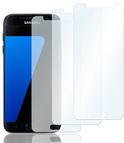 3X Schutzfolien für Samsung Galaxy S7 Edge Folie | Displayschutzfolie | Displayfolie Schutzfolie | selbstklebend | transparent | blasenfrei | kein Glas | Flexible Folien