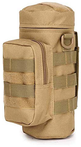 OAREA Poche de Bouteille d'eau Molle en Plein air équipement Tactique Bouilloire Taille Sac à bandoulière pour Les Fans de l'armée Escalade randonnée Camping Sacs d'eau