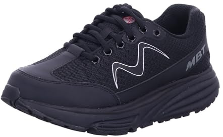 MBT Slip-on sneakers för kvinnor sport 1 W, halvskor för kvinnor, dynamisk sport, svart, 37.5 EU