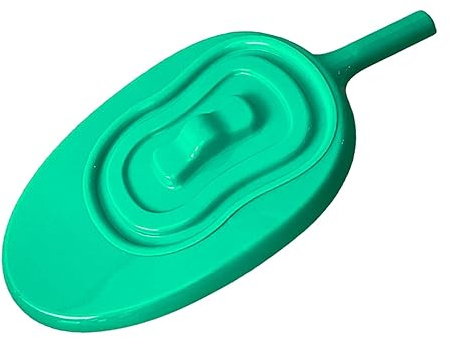 MagiDeal Bassin de lit avec couvercle et poignée intégrée, adapté aux hommes et aux femmes, VERT