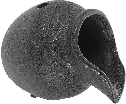 Sosoport Fontaine À Eau en Pot en Céramique Décoration De Fontaine Extérieure Paysage Cascade Pot Circulaire Décoration Deau pour Cour Jardin Patio