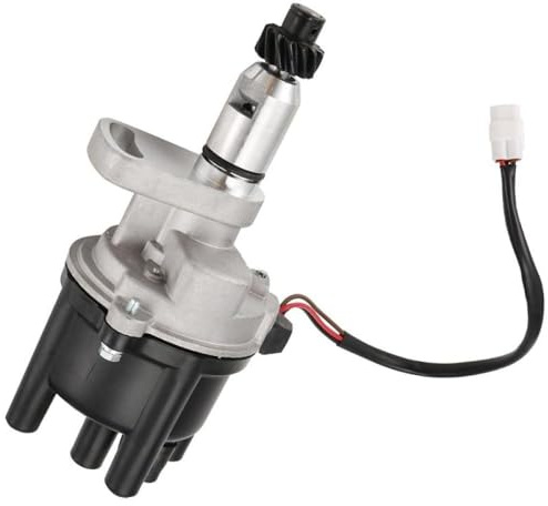 Distributore di accensione 33100-80C10 229100-7180 ​​Compatibile con un piccolo veicolo fuori strada 4x4(Black Silver)