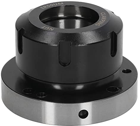Portabrocas ER50, 100 mm de diámetro, brida de siete orificios de acero al carbono de alta precisión para fresadora CNC y torno, accesorios para herramientas industriales