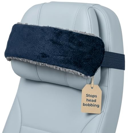 SeatSleeper L'alternative au Coussin de Voyage Qui empêche la tête de bouger – Sangles de tête d'avion et Bande de Soutien de tête de Voiture idéale pour Les Voyages verticaux – Soutien Super