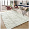 Bibykivn Teppich Wohnzimmer Hochflor Teppiche Waschbarer, 120x200 cm Moderner Langflor Teppiche Anti-Rutsch Unterseite Carpet, Weich Teppich (Beige, 120x200 cm)
