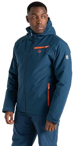 Dare2B Herren Mens Eagle Ii Jacket Skijacke, Moonlight Denim Orange, L