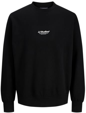 JACK & JONES Jjesoho Sweat Crew Neck Noos, svart, L