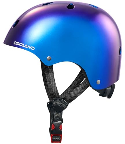Odoland Kids Bike Helmet for Boys Girls, Adjustable and Ventilated Safety Cycling Helmet for Multi-Sport Protection Kids Age 3-8 for Cycling Skating Scooter NLS