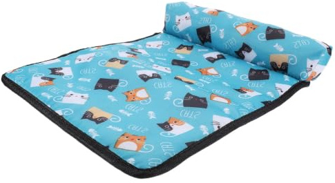 KALLORY Tapis Rafraîchissant pour Chiens et Chats, Couverture Rafraîchissante Auto-rafraîchissante en Tissu, Respirant, Lieu de Sommeil Frais, pour Voiture